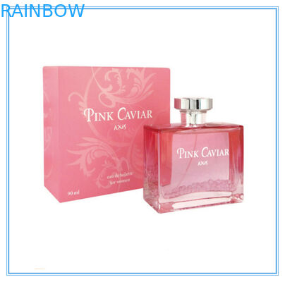 التعبئة والتغليف ورقة مربع جذابة شعار مخصص للعطور حزمة