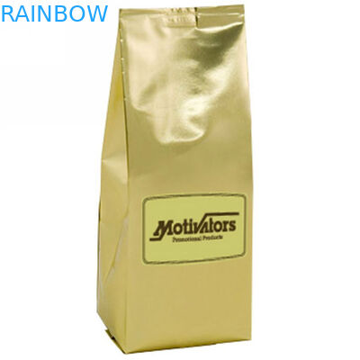 ذهبية مايلر زيبلوك أكياس بلاستيكية التغليف القابلة لإعادة التدوير زيبر الأعلى