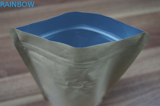 لامعة عادي فضة الوقوف UP احباط الحقيبة التعبئة والتغليف Ziplock لتغليف المواد الغذائية