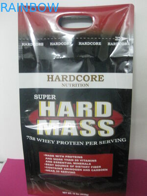 الجانب المطبوعة مجمعة الحقائب البلاستيكية التعبئة والتغليف ، لكمة ثقب القهوة الفول التعبئة والتغليف