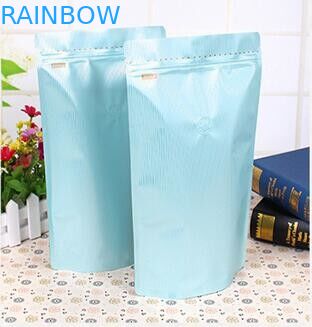 تخصيص رقائق الألومنيوم reclosable الوقوف أكياس القهوة 250g