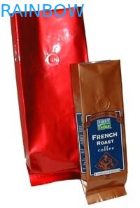 مغلفة أسفل أكياس الشاي مجمعة التعبئة والتغليف Ziplock الملونة المطبوعة ماتي الانتهاء