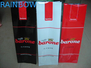 أكياس الشاي مغلفة الخفيفة مجمعة الجانب التعبئة والتغليف الطباعة الملونة / إنهاء لامع