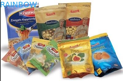 الوقوف أكياس الشاي التعبئة والتغليف لامعة الانتهاء الرقائقي مع زيبر / نافذة