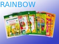 3-side Seal Laminated Plastic Pouches Packaging Plum Vivid Printing