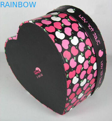 الملونة على شكل قلب ورقة مربع التعبئة والتغليف تنطبق على هدية عيد الحب