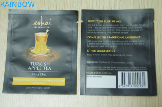 10G أكياس شاي صغيرة التعبئة والتغليف / فورية مات شاي الحقيبة في الأسود