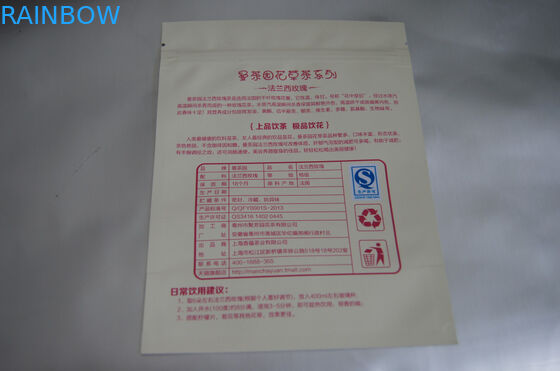 شقة الألومنيوم احباط كيس شاي مخصص التعبئة والتغليف للفرنسية روز الشاي