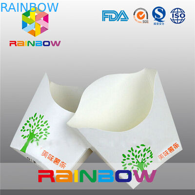 أضعاف أسفل الصغيرة الفرنسية فرايز التغليف مربع سلة ، صديقة للبيئة