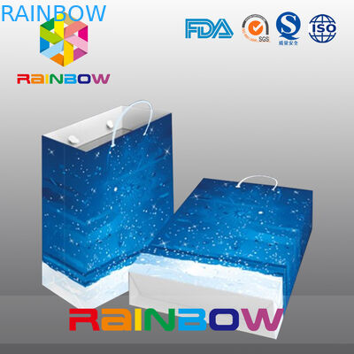 Dreamlike تصميم أكياس الورق المخصصة مع مقبض للتسوق