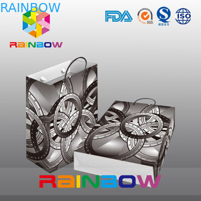 Dreamlike تصميم أكياس الورق المخصصة مع مقبض للتسوق