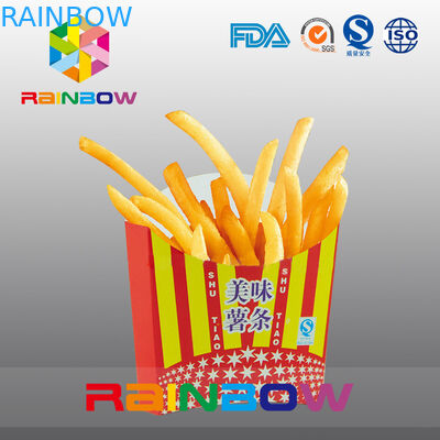 قابل للتفسّخ حيويّا يكسّر مستهلك ورقة صندوق فرنسيّ Fry يعبّئ