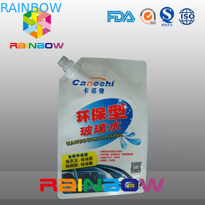 مغلفة طبقة صنبور الحقيبة التعبئة والتغليف مع فتحة لغسيل الزجاج الأمامي السوائل