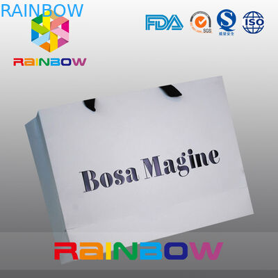 الايكولوجية - ودية أكياس الورق حسب الطلب مع مقبض للملابس التعبئة والتغليف