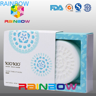 أبيض ورق كرتون ورق تغليف صندوق مع تصميم حسب الطّلب