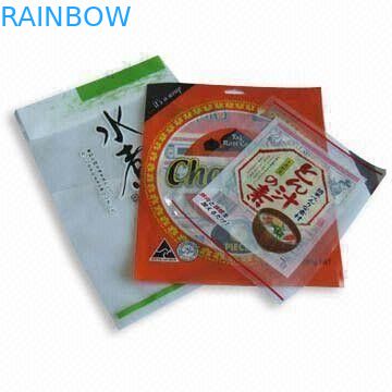 فراغ الغذاء الحقيبة / البلاستيك PE الغذاء حقيبة درجة حرارة عالية تبخير الغذاء معوجة الحشي