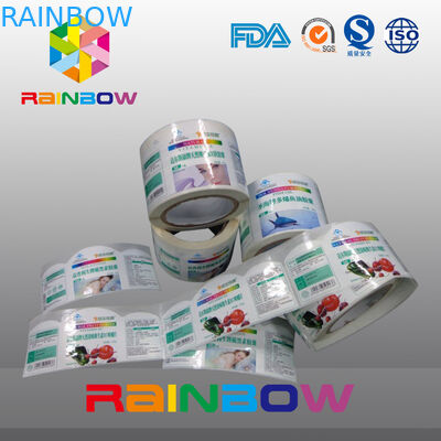 ختم الحرارة المطبوعة تقليص كم تسميات / PVC انكماش البلاستيك تهب تهب للزجاجة