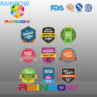 ورقة تسمية ورقة المغناطيس لاصقة ، غير النظامية تسمية الشاشة الحريرية للأغذية الصحية