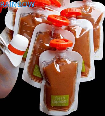 العرف تصميم الغذاء الصف الوقوف الحقيبة مع صنبور لأغذية الأطفال