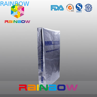 25KGS أسفل لوح التقوية احباط الالومنيوم للحصول على الحقيبة مسحوق البروتين التعبئة والتغليف