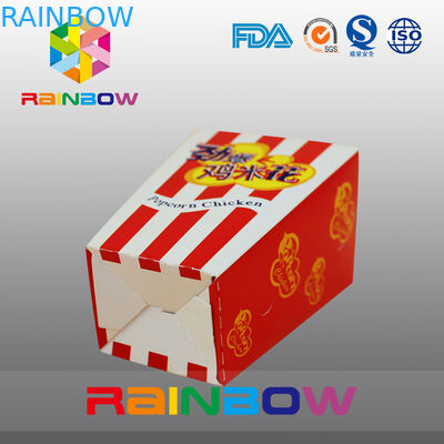 الوجبات السريعة أكياس الورق المخصصة الفشار أكياس ورق الدجاج المقلي