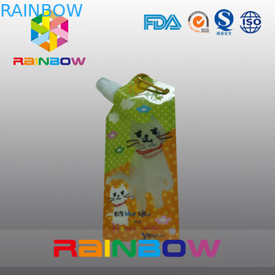 مخصص مطبوعة الوقوف الحقيبة التي يعاد استخدامها ل pakaging السائل