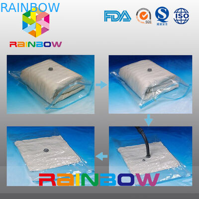 واضح لحاف الغذاء فراغ مضغوط أكياس الختم / Costom البلاستيك فراغ التخزين الحقائب