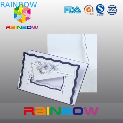 بطاقة مخصصة ورقة فنية لعيد الميلاد / تحية دعوات الزفاف