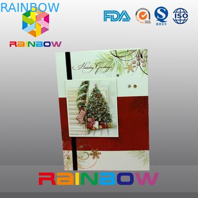 بطاقة مخصصة ورقة فنية لعيد الميلاد / تحية دعوات الزفاف