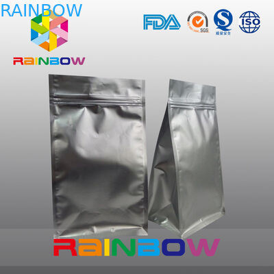 مات أسود 8 جانب ختم ختم القهوة أسفل أكياس مجمعة ziplock