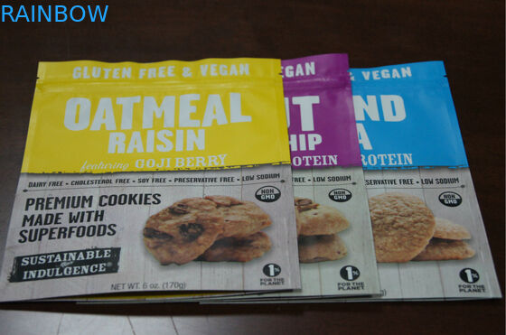 الغذاء الصف البلاستيك التعبئة والتغليف وجبة خفيفة دوق-باي مع زيبلوك في تصميم مخصص