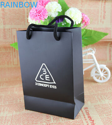 أكياس مصممة خصيصا الخضراء ورق الكرافت مع كيس من البلاستيك مقبض الشاي التعبئة والتغليف