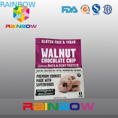 ماتي لينة سطح البلاستيك الحقيبة التغليف الكوكيز Doypack زيبلوك أكياس