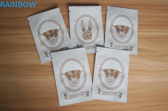 ثلاثة الحقائب ختم التعبئة والتغليف ختم الجانب / ماتي الأبيض قبضة ختم Spice Potpourri حقيبة