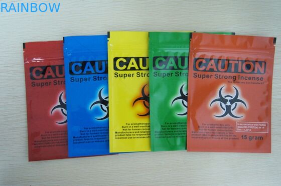 أكياس مطبوعة مخصصة الرمز البريدي البلاستيك / CATION Spice Potpourri Bags
