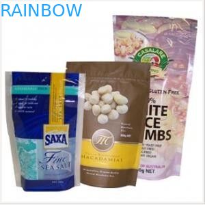 حقيبة تغليف الحقيبة البلاستيكية سستة الأغلاق لالبسكويت / كيس التغليف المفرقع