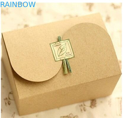 عادي براون كرافت ورقة مربع لتغليف الهدايا ، والطباعة حسب الطلب