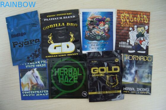 بحث حبوب الكيس / كيس مسحوق البحوث / البخور العشبية الحقيبة مع سحاب