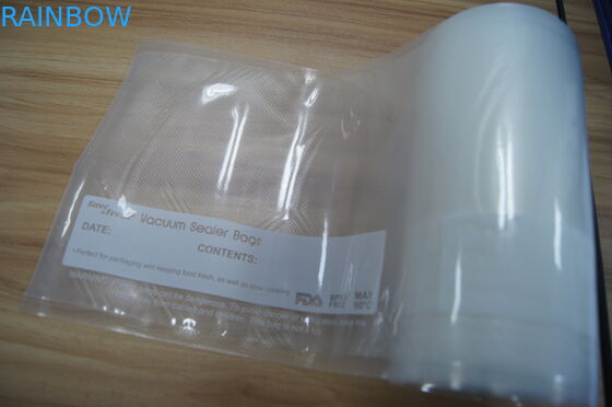 البلاستيك فراغ التعبئة والتغليف فراغ حقيبة المتداول مع الجانب تنقش والطباعة الجانبية