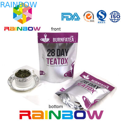 القابلة للتحلل الحيوي الوقوف الشاي الحقيبة مايلر زيبلوك مغلفة الشاي التعبئة حقيبة