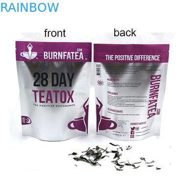 طبعت شاي [ملات] حقيبة تغليف مع [زيبلوك]، حسب الطّلب [ريكلوسبل] شاي تعليب [دوي] حزمة