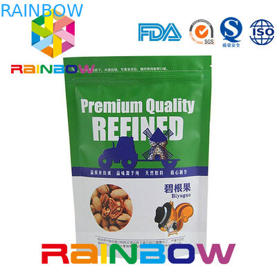 مخصص مطبوعة حزمة دوي المكسرات الحقيبة التغليف سستة والمسيل للدموع الشق