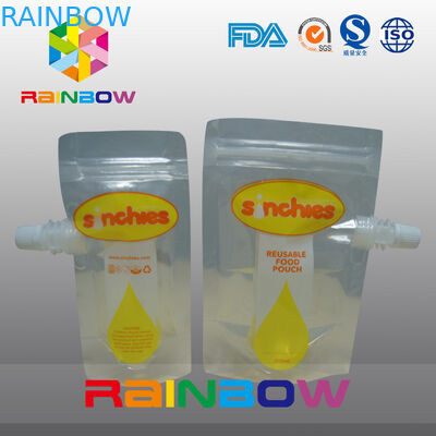 الوقوف الحقيبة عصير السائل ، السوستة شرب الحقائب الطباعة الحفر