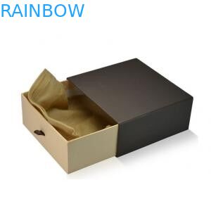 شكل قلب هدية الورق المعاد تدويرها مربع التعبئة والتغليف ، براون كريم مربع ورقة حجم حسب الطلب