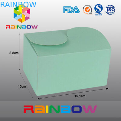 الأخضر كرافت ورقة مربع لتغليف هدايا والطباعة حسب الطلب وحجم