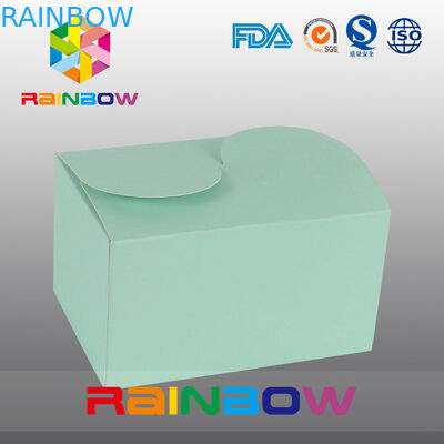 الأخضر كرافت ورقة مربع لتغليف هدايا والطباعة حسب الطلب وحجم