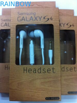 براون مطبوعة ورقة مربع التعبئة والتغليف للحصول على سماعة / سماعة صندوق التغليف مع نافذة العرض