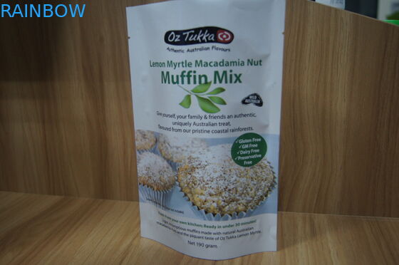 Vivid مطبوعة الوقوف حتى رقائق الألومنيوم الكوكيز التعبئة والتغليف الحقائب أعلى حرارة الختم