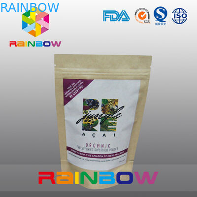 طباعة أكياس الورق حسب الطلب زيبر دوق-باي تغليف المواد الغذائية