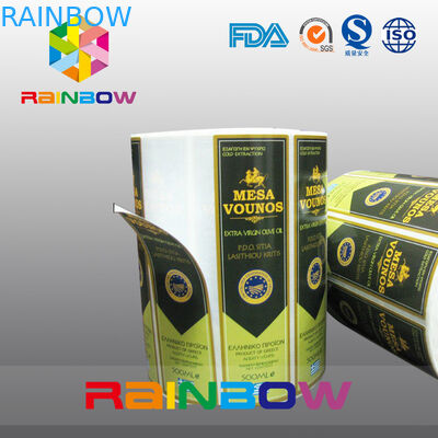 النبيذ الزجاج ذاتية اللصق انكماش كم تسميات ملصقات مطبوعة وزجاجة النبيذ ابليس